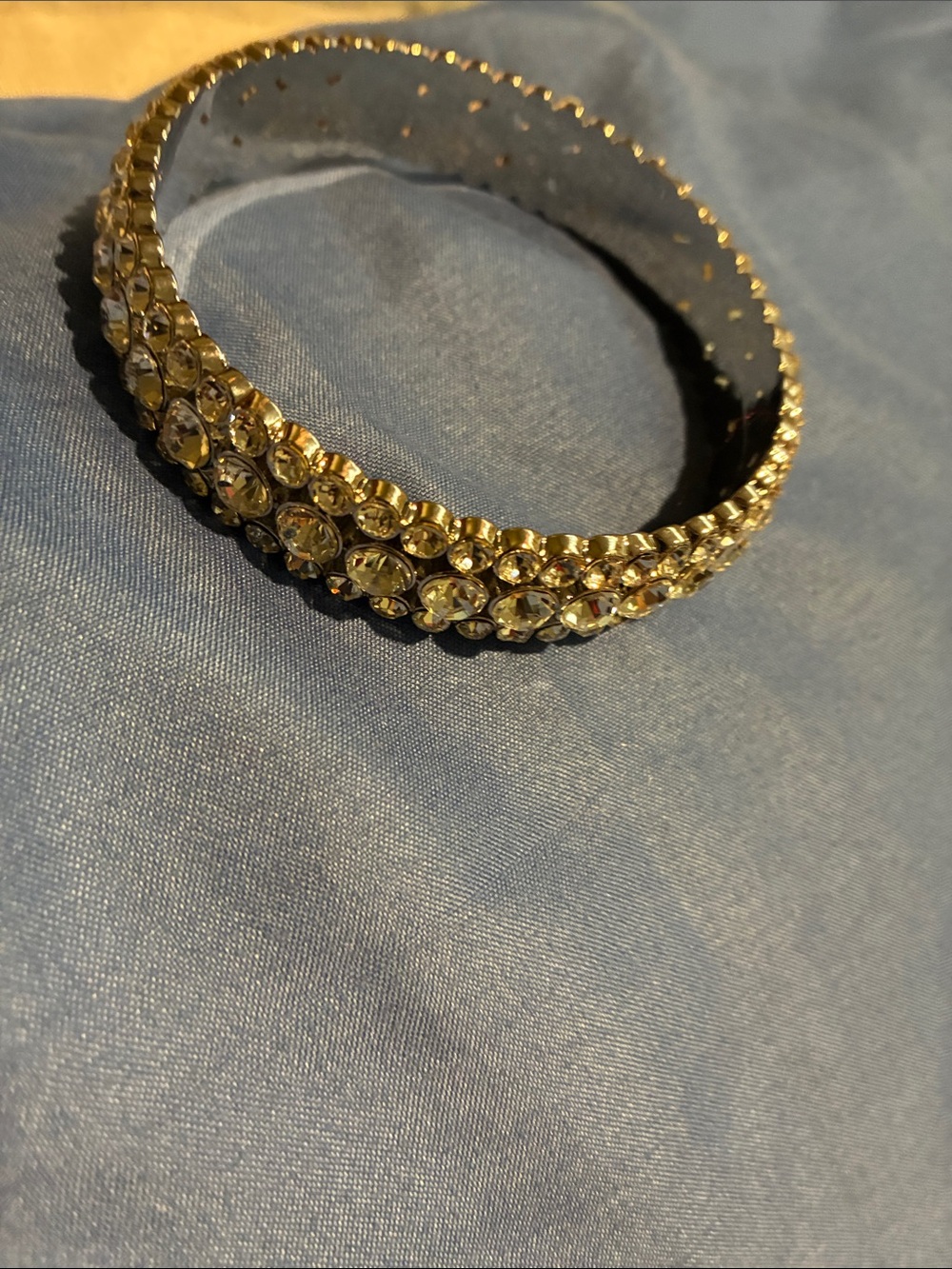 Gold Crystal Stretch Bracelet - Women Jewelry